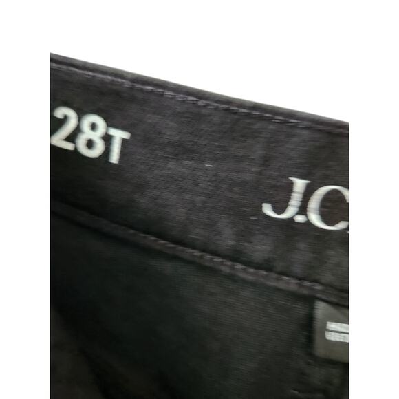 NWT J. Crew Denim Trouser In 1996 Semi-Stretch Women's Jeans Black 28T - Picture 9 of 13